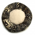 Tijgerprint Donut Hondenmand